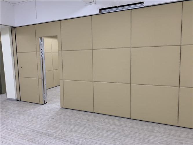 Office Room Acoustic Soft Cover Both Side Movable Sliding Partition Wall 2