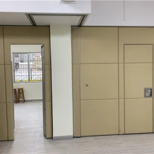 Office Room Acoustic Soft Cover Both Side Movable Sliding Partition Wall
