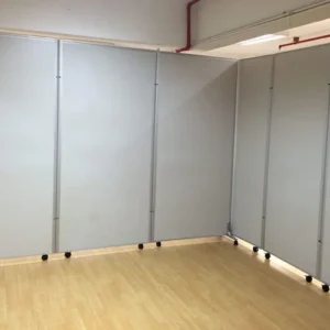 Office Room Division Folding Partition Walls With Wheels For Hotel Space Dividing