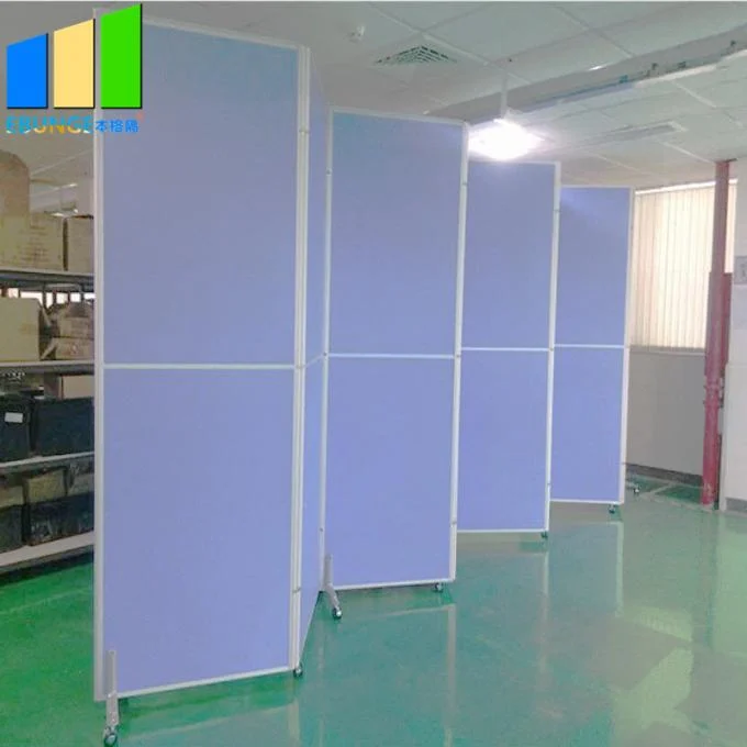 Office Room Division Folding Partition Walls With Wheels For Hotel Space Dividing 2