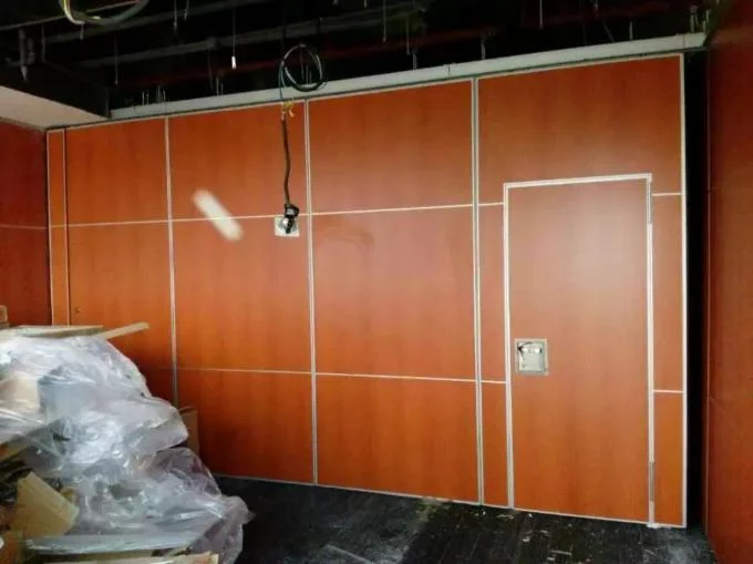 Office Singapore Wooden Partition Wall , Interior Movable Sliding Folding Doors 1