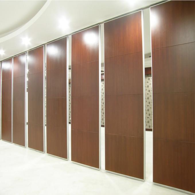 Office Sliding Movable Partition Walls Melamine MDF Surface Sound Insulation 1