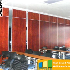 Office Ultrahigh Movable Partition Walls Soundproof Doors Sliding Partition Walls