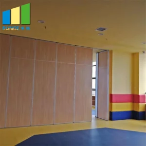Operable Foldable Sliding Office Sound Proof Partitions Laminate Surface