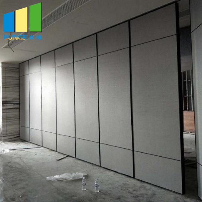 Operable Foldable Sliding Office Sound Proof Partitions Laminate Surface 1
