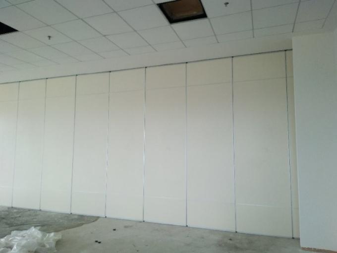 Operable Folding Door Shopping Mall Wheel Movable Partition System 2