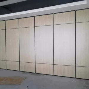 Operable Hotel Sound Proof Sliding Folding Partitions Movable Walls 6 Meters Height