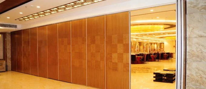 Operable Hotel Sound Proof Sliding Folding Partitions Movable Walls 6 Meters Height 0