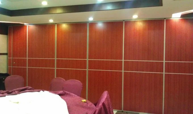 Operable Movable Folding Partition Wall For Hotel Melamine Surface 0