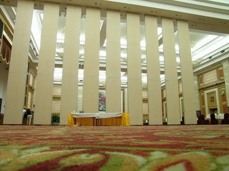 Operable Plywood Soundproof Office Partition Walls 65 mm Thickness