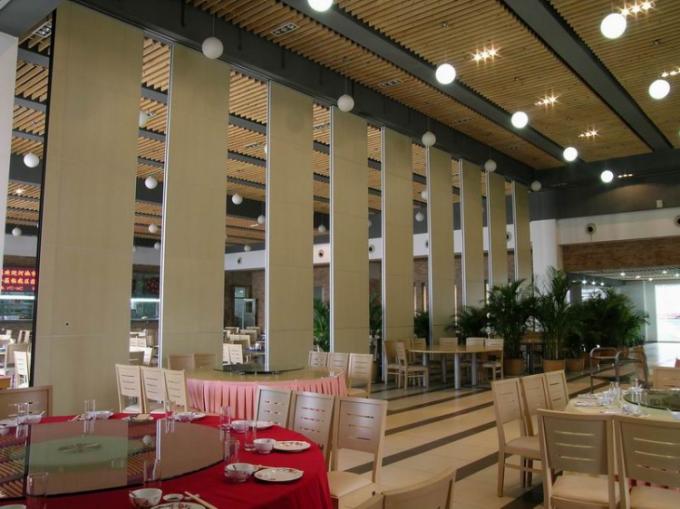 Operable Restaurant Partition Walls Room Divider Wall Precise Welding Hall 2