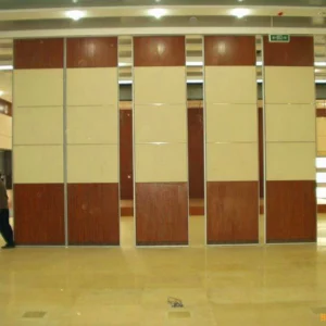 Operable Room Division Hotel Sound Proof Partition Wall Aluminium Frame