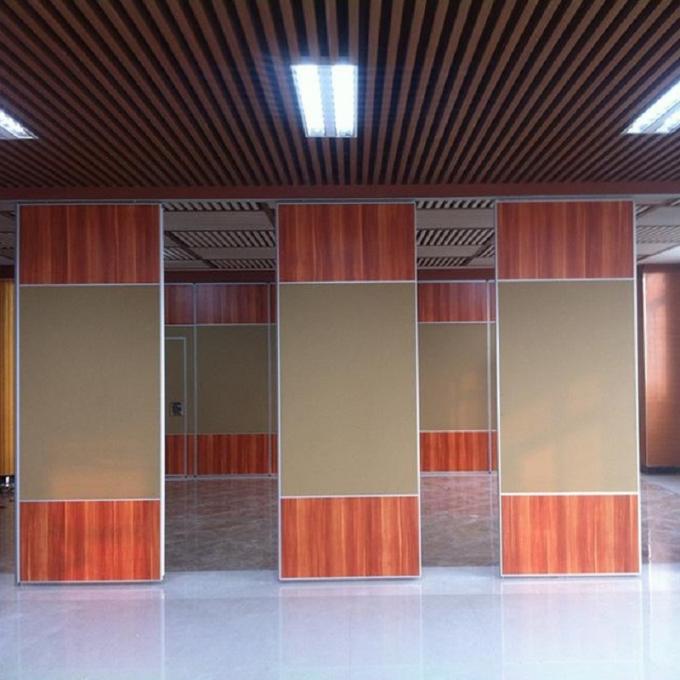 Operable Sliding Folding Interiors Wooden Door Movable Partition Walls For Banquet Hall Meeting Room 2