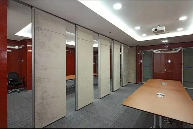 Operable Sound Insulation Collapsible Folding Partition Walls For Training Meeting Room 1