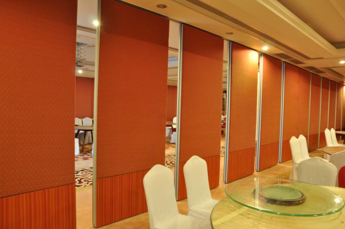 Operable Soundproof Movable Hotel Partition Walls Floor to Ceiling 4m Height 0