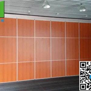 Operable Timber Partition Wall Wooden Room Partitions Aluminium Frame