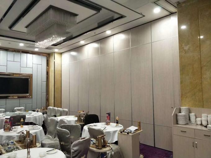 Operable Wall Sliding Aluminium Track Folding Sound Proof Partitions For Ballroom 1