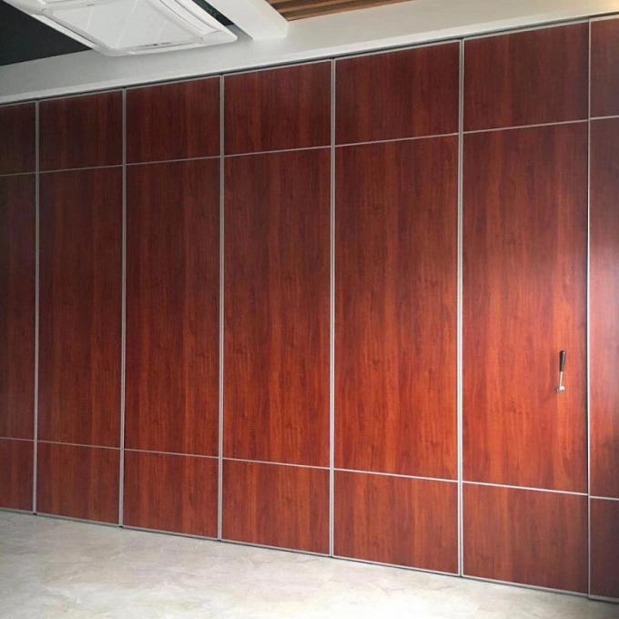 Operable Wood Folding Movable Partition Walls for Office Soundproof 1
