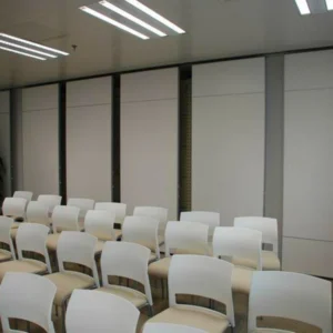 Panel Height 4 m Sliding Aluminium Track Movable Partition Walls / Classroom Dividers