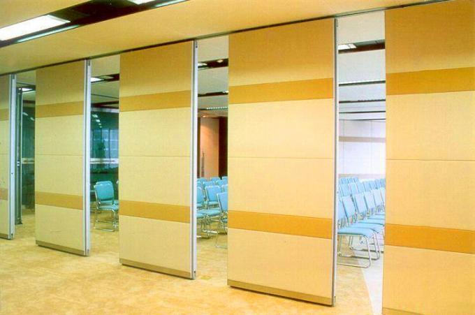 Panel Height 4m Classroom Sound Proof Room Dividers Top Hanging System Movable Track Roller 1
