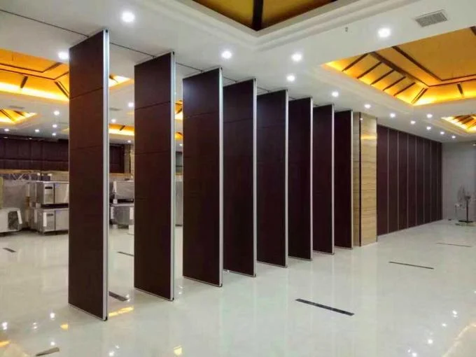 Panel Height 4m Floor To Ceiling Acoustic Room Divider With Anodized Aluminum Frame 1
