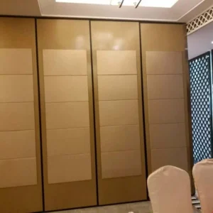 Panel Height 4m Floor To Ceiling Acoustic Room Divider With Anodized Aluminum Frame