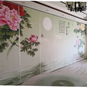Panel Thickness 85 mm Classroom Folding Partition Walls / Soundproof Room Dividers