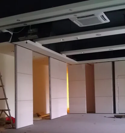 Partition Furniture , Veneer Wooden Partition Wall Ceramic Partition Ring 0