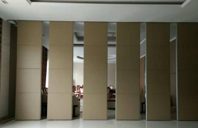 Plywood Sound Proof Partitions Board Folding Wood Sliding Door Movable Folding Doors Room Dividers 1