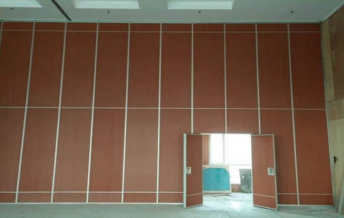 Plywood Sound Proof Partitions Board Folding Wood Sliding Door Movable Folding Doors Room Dividers 2