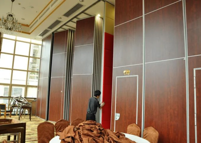 Portable Acoustic Room Dividers Track And Roller Folding Floor To Ceiling Partition Wall 2