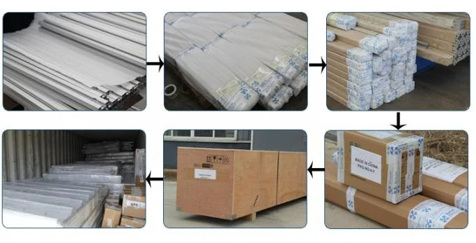 Powder Coated Aluminum Sliding Folding Partition Walls Profiles for Operable Windows & Doors 2
