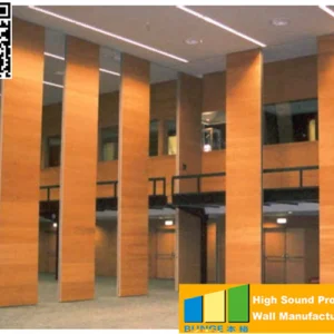 Powder Coated Meeting Room Sound Proof Partitions / Panels With Track System