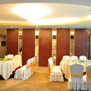 Acoustic Insulation Aluminum Frame Folding Partition Walls Customizable Movable Partition Walls