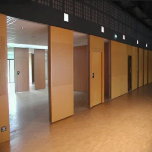 Removable Active Screen Folding Aluminium Partition Walls Thailand 65mm Thickness