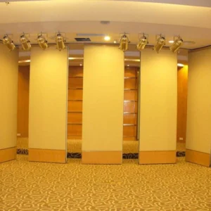 Removable Banquet Hall Sliding Partition Walls , Melamine Surface Wood Interior Room Dividers