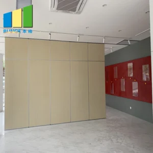 Removable Sliding DIY Wooden Acoustic Movable Partition Walls For Theaters / Banquet Hall