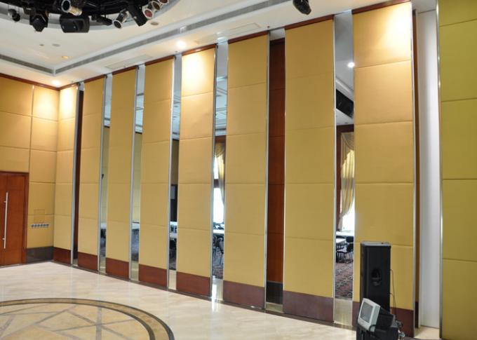 Removable Sliding Partition Walls Interior Room Divider Acoustical Wall Panel Fabric 1