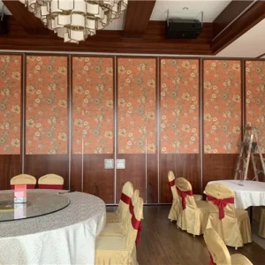 Restaurant Decorative Movable Partition Wall Sound Proof Partition