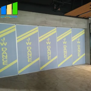 Restaurant Dining Room Acoustic Divider Partition Aluminum Alloy Profile