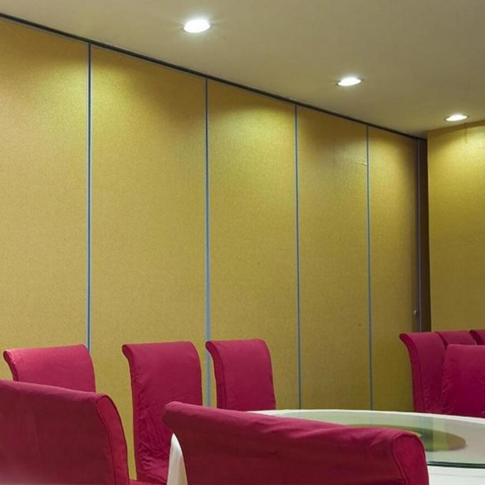 Restaurant Dinning Room Folding Partition Wall / Movable Sliding Gate 65mm 0