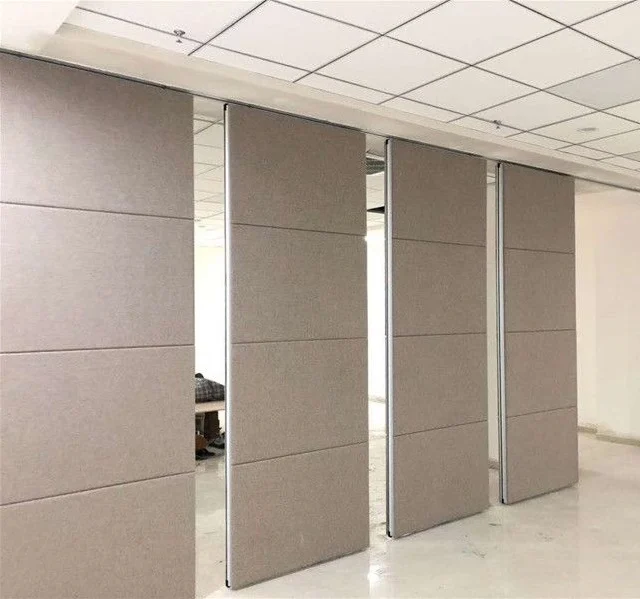 Restaurant Folding Partition Walls , Multi Color Wooden Movable Panel Soundproof Room Dividers 0
