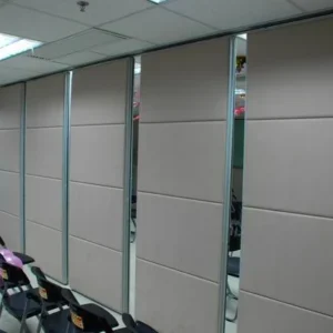 Restaurant Folding Partition Walls , Soundproof Movable Room Dividers