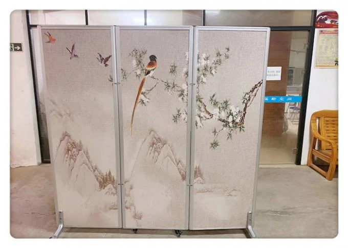Restaurant Low Hight Folding Wall Partition With Wheels Mdf Melamine Office Divider With Wheels 1