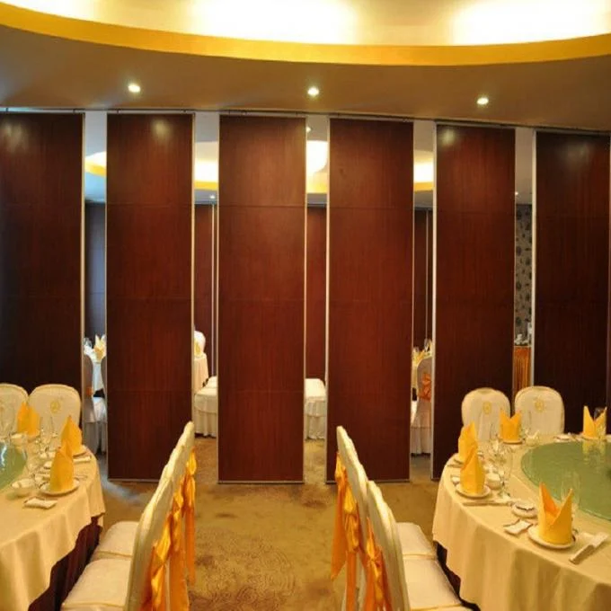 Restaurant Movable Wooden Soundproof Folding Sliding Partition Walls Malaysia 0
