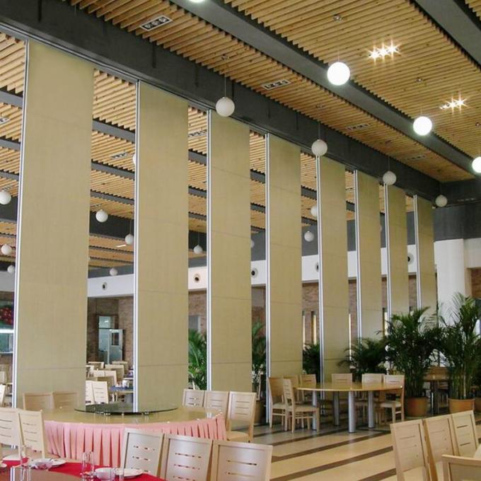 Restaurant Sound Proofing MDF + Aluminum Partition Walls / Movable Wall Panels 3