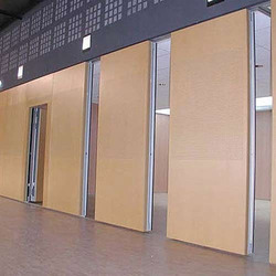 Restaurant Wooden Movable Folding Partition Walls Malaysia 500mm Width 0