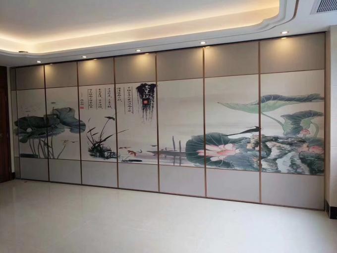 Retractable Acoustic Hotel Movable Partition Walls Less Than 4m Height 0