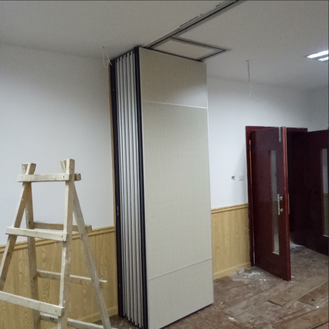 Retractable System Soundproof Sliding Partition Walls / Operable Wall Systems For Classroom 1