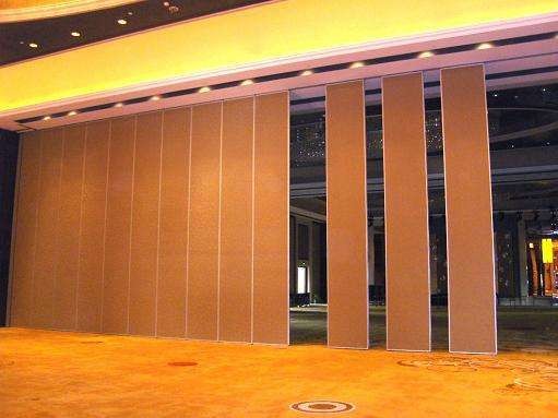 Retractable Temporary Operable Sound Proof Sliding Partition Walls Panel Width 500 mm